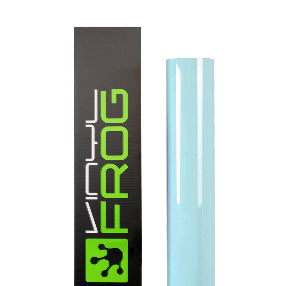Superglanz Gletscherblau Vinylfolie