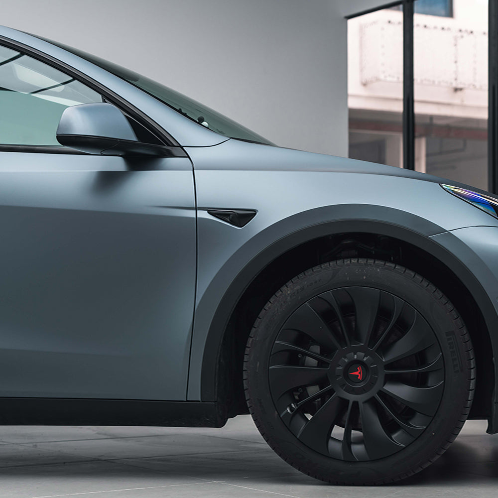 Matte Seiden Grau Blau Vinylfolie