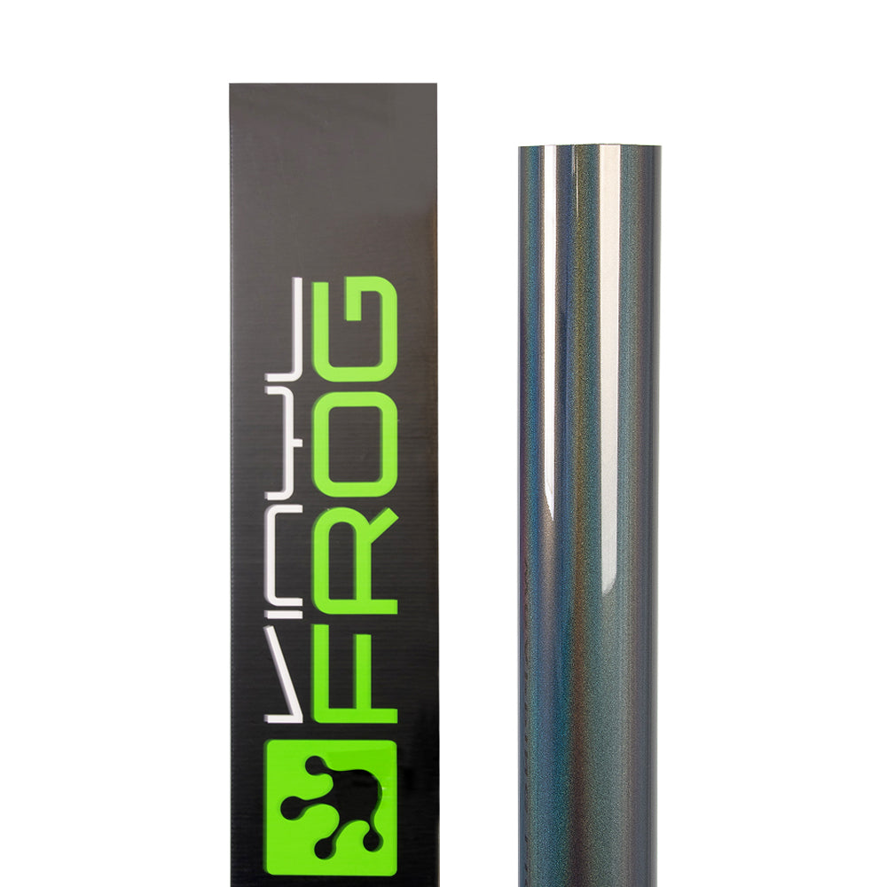 Regenbogen Metallic Majestic Grau Vinylfolie