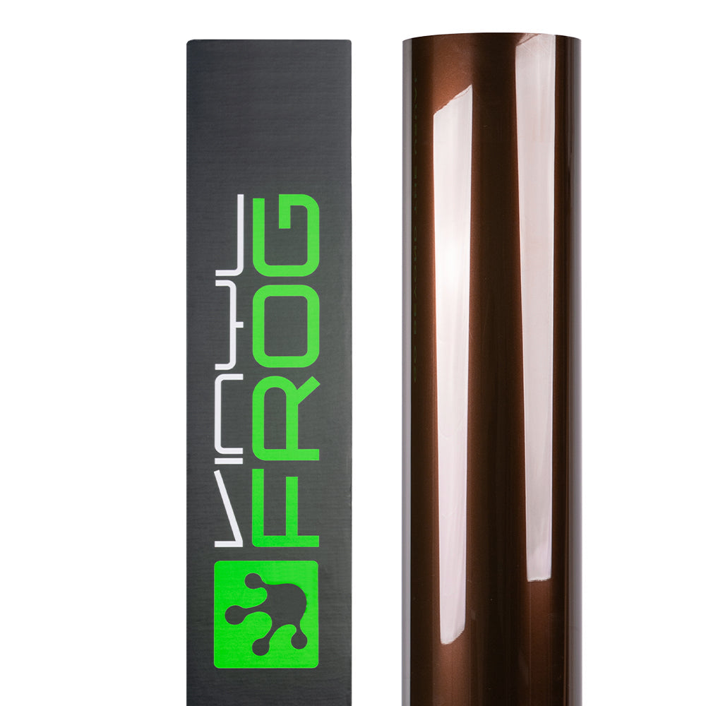 Glänzende metallische Mokka-Braun Autofolie