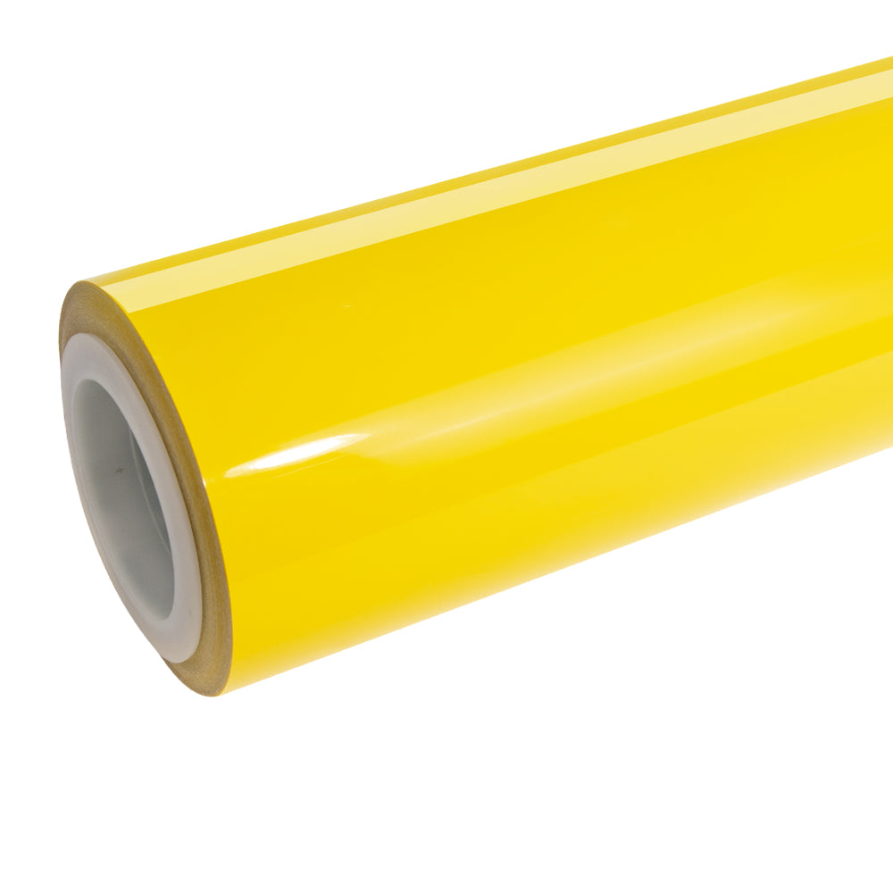 Glanz Renn Gelb Vinylfolie