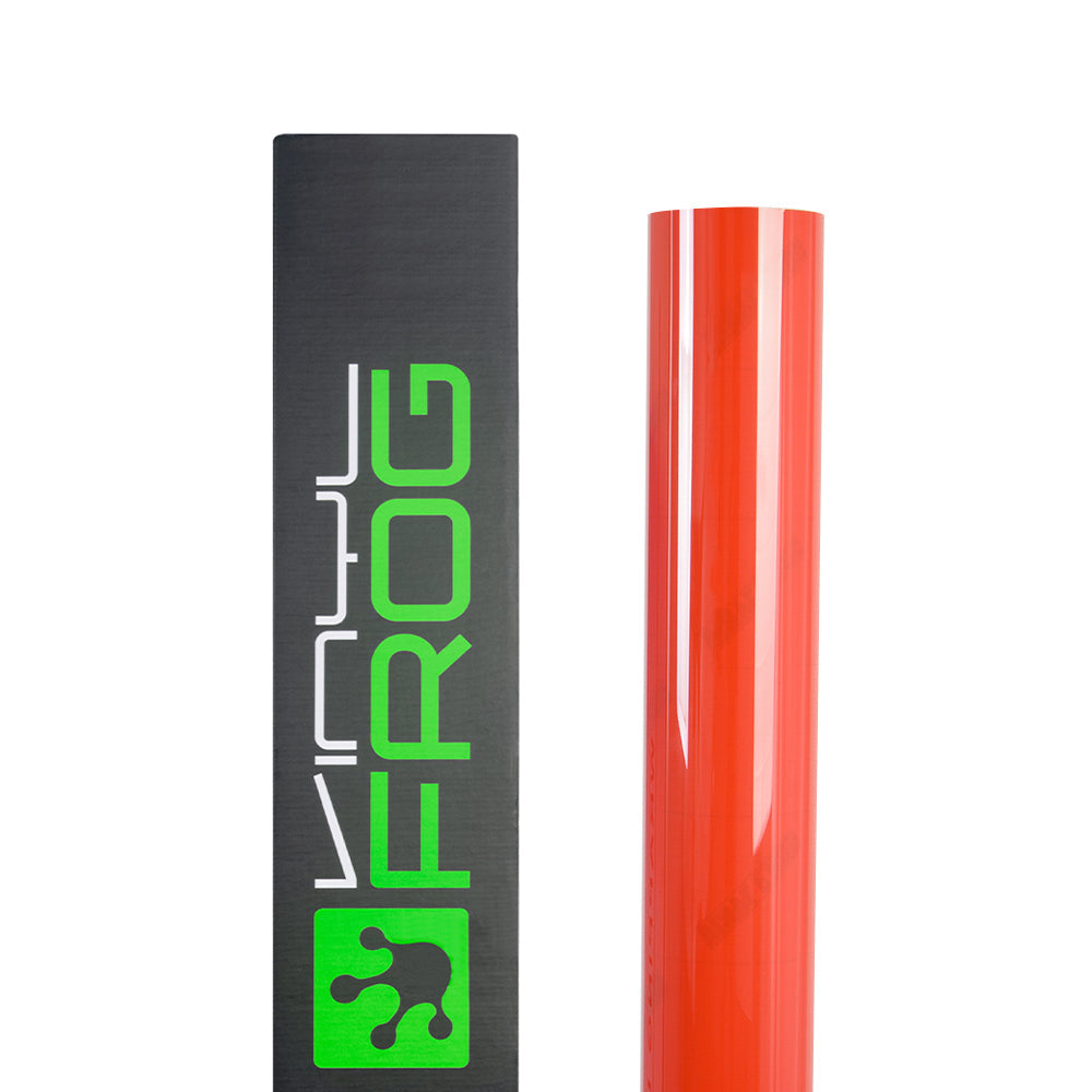 Hochglanz Rot Orange Vinylfolie
