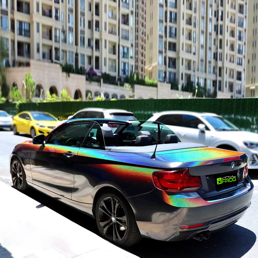 Regenbogen Metallic Majestic Dunkelgrau vinylfolie
