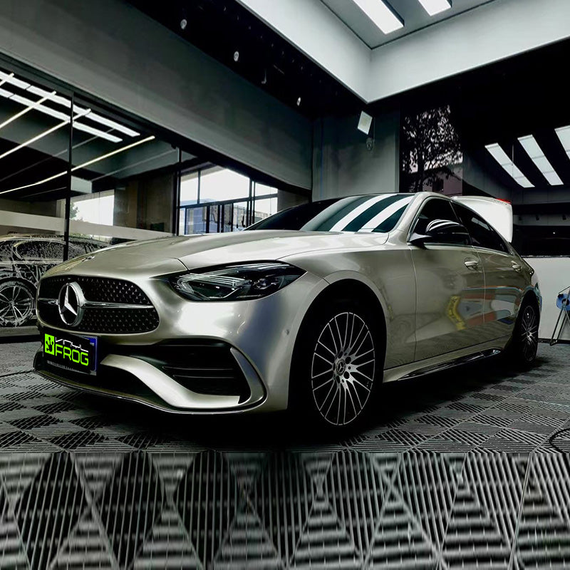 Glossy Metallic Champagner Silber Auto-Folie