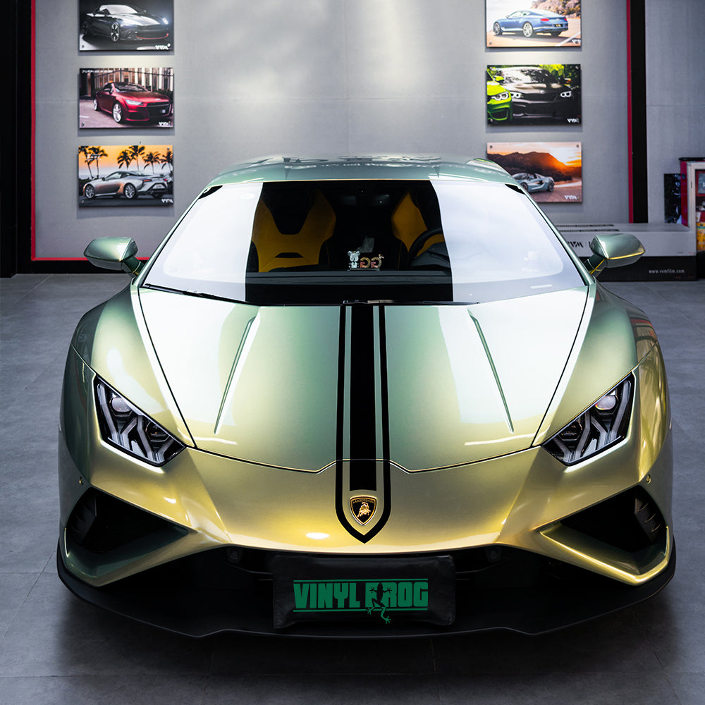 Glitzer Metallic Pfauengruen Vinylfolie
