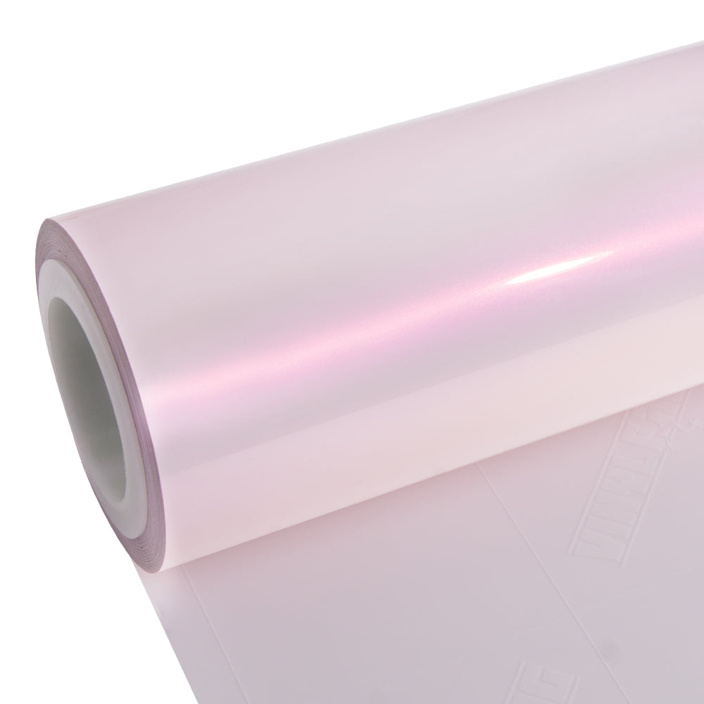Candy-metallische pink-weiße Autofolie
