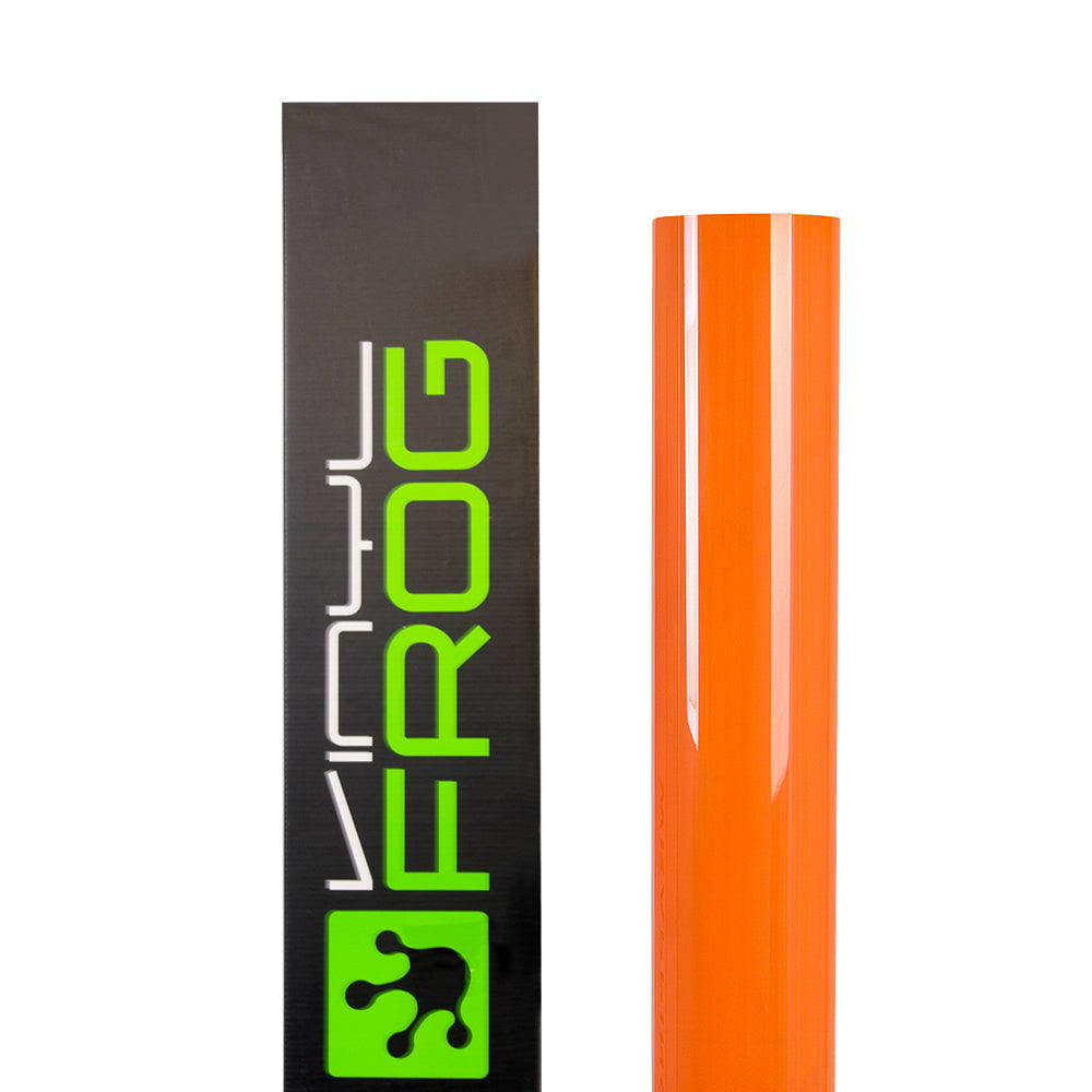 Hochglanz Orange Vinylfolie