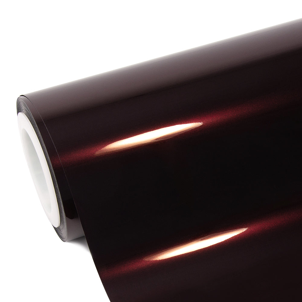 Glänzende metallische Schwarze Rose Autofolie