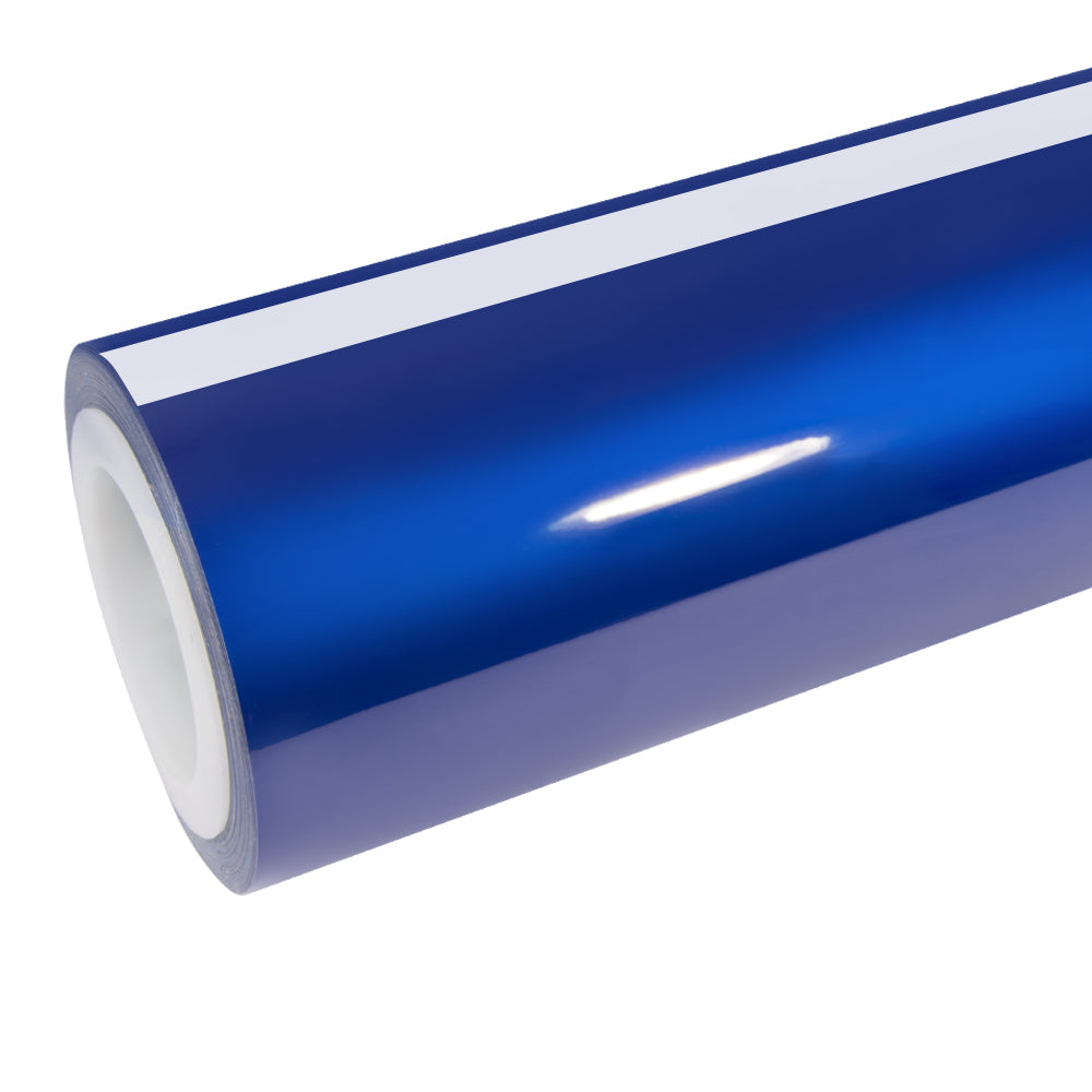 Glänzende metallische Perlblau-Autofolie
