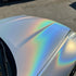 Regenbogen-Metallic Majestätisch-Weiß Vinylfolie