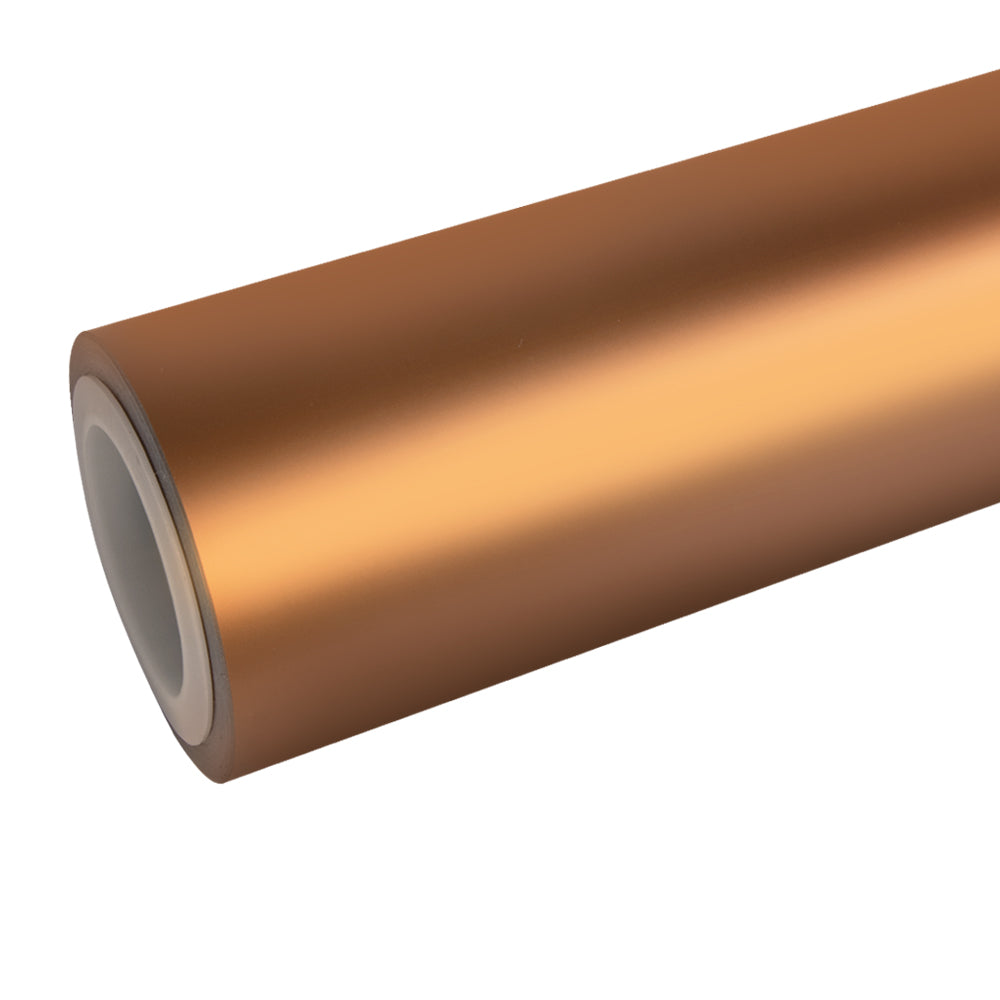 Satin-Chrom Seiden-Kupfer Vinylfolie