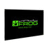 Vinylfrog Schwarze Quadratische Flagge