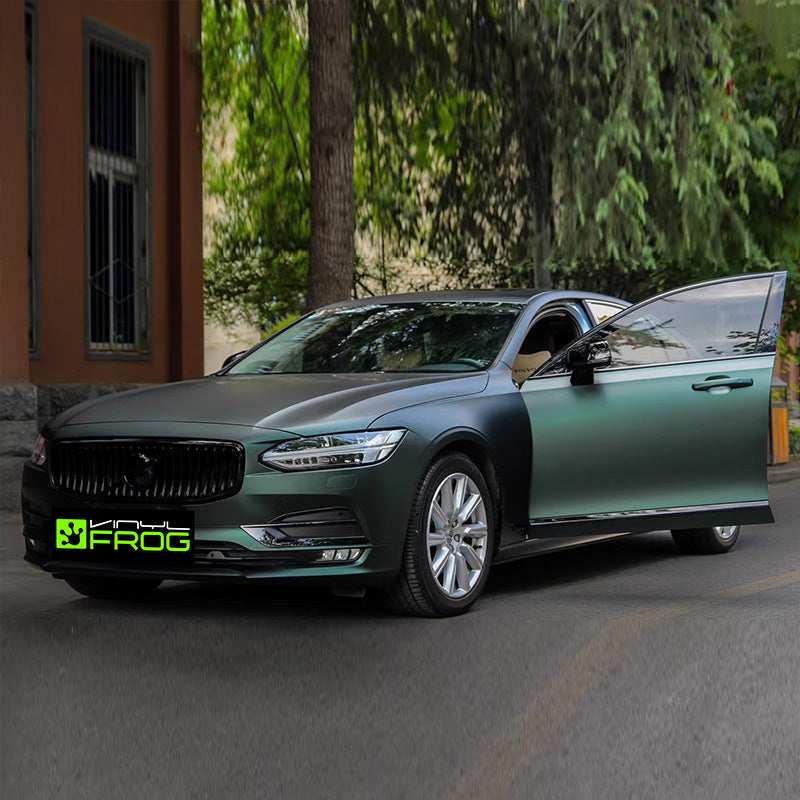 Matt metallisch Jägergrün Autofolie