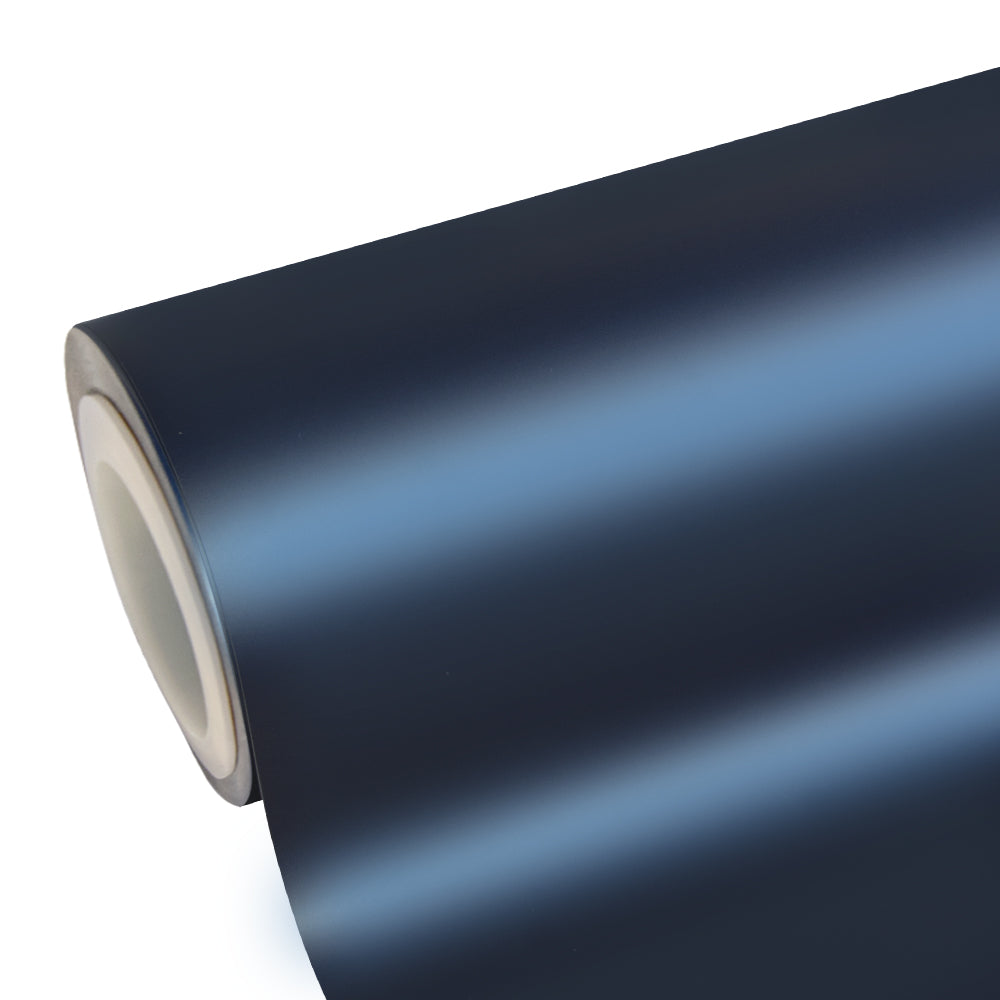 Satin-Chrom Seiden-Preußischblau Vinylfolie