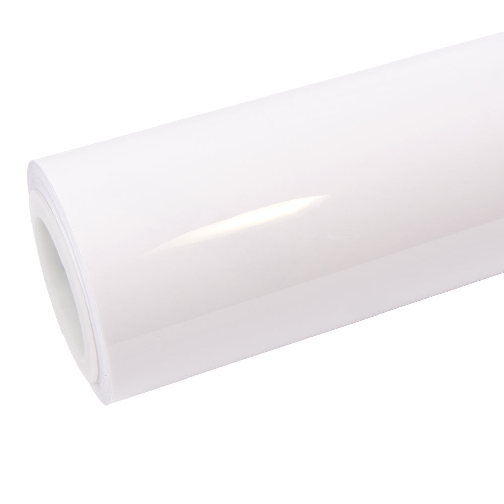 Hochglanz Kristall Weiss Vinylfolie