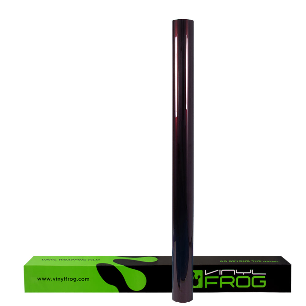 Glänzende metallische Schwarze Rose Autofolie