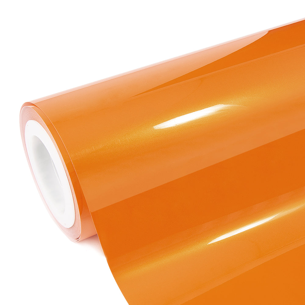 Candy-Metallic Neon-Orangefarbene Vinylfolie