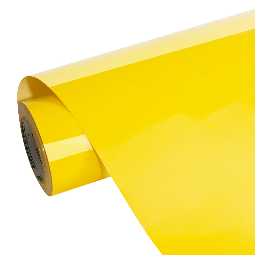 Glanz Renn Gelb Vinylfolie