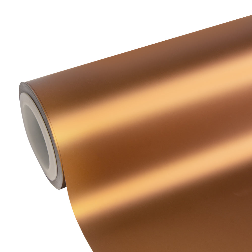 Satin-Chrom Seiden-Kupfer Vinylfolie