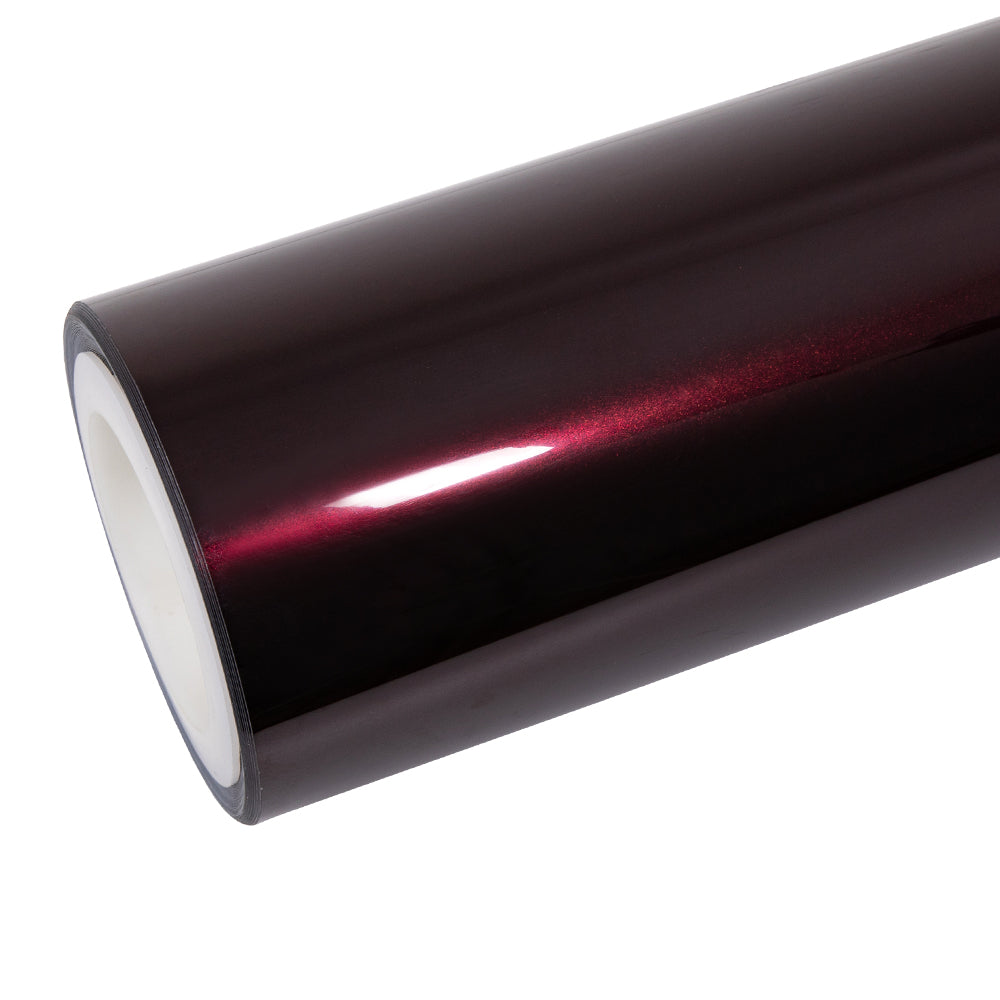 Glänzende Metallic-Schwarz-Rose-Farbige Lackschutzfolie