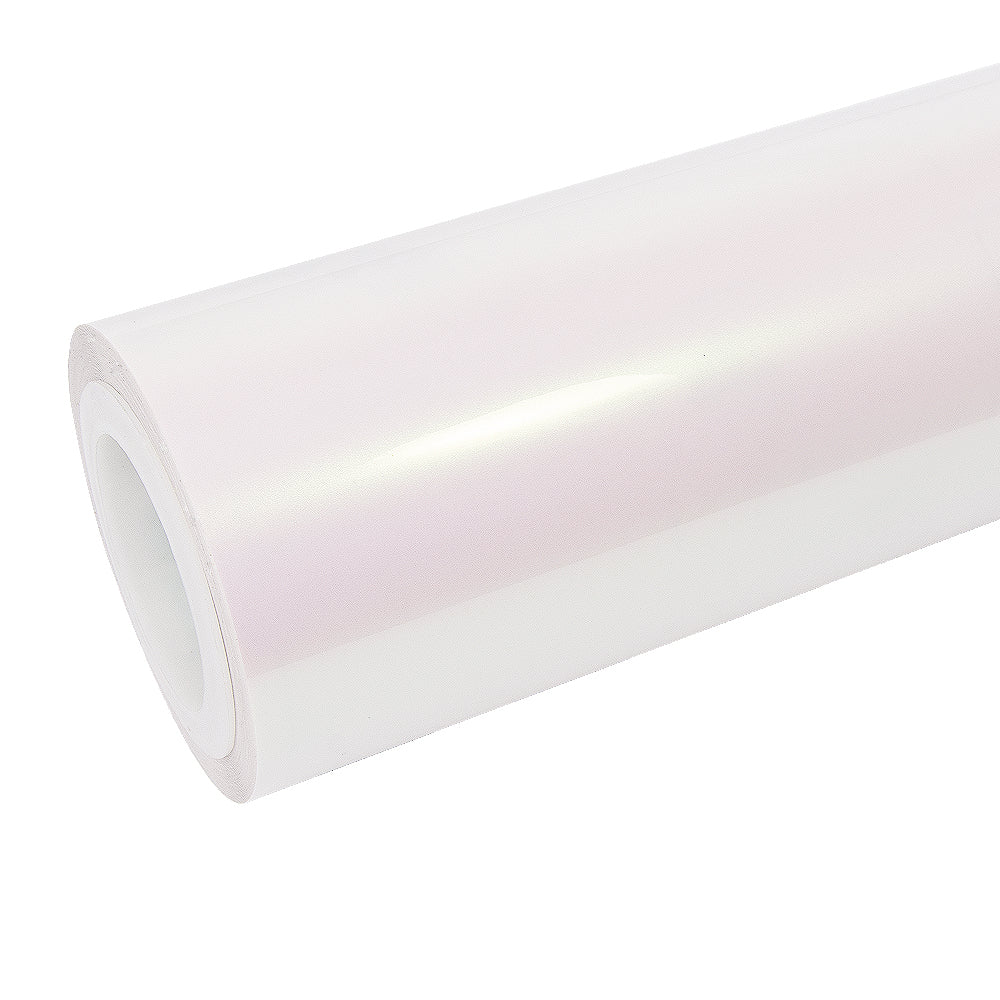 Glitzer-Metallic-Glanz Aurora-Weiß Vinylfolie