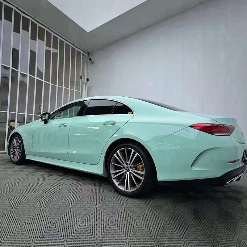 Hochglanz Jamaika Aqua Vinylfolie