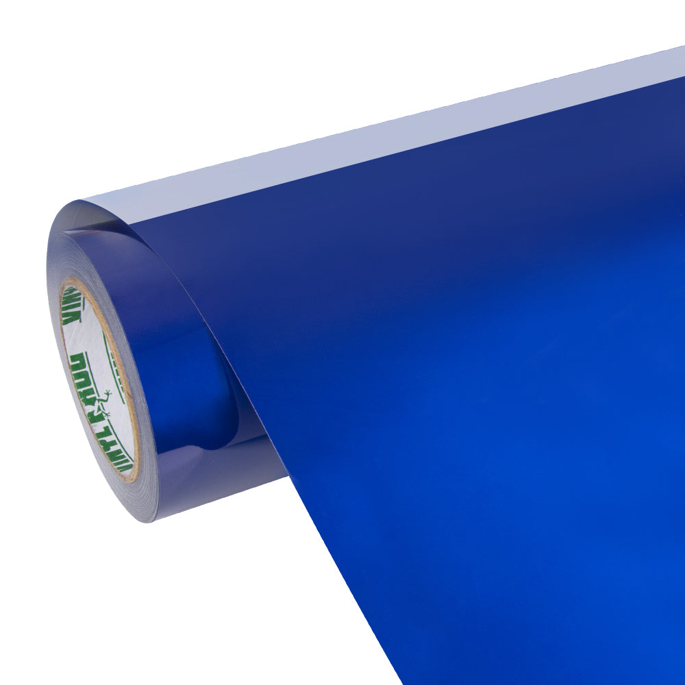 Glänzende metallische Perlblau-Autofolie