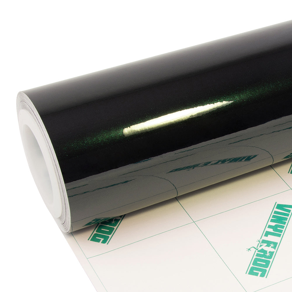 Glänzende Metallisch Königsgrün Autofolie