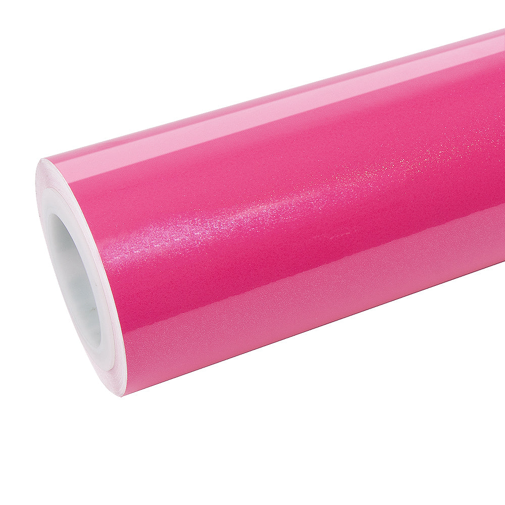 Glitzer Metallic Diamant Rosa Vinylfolie