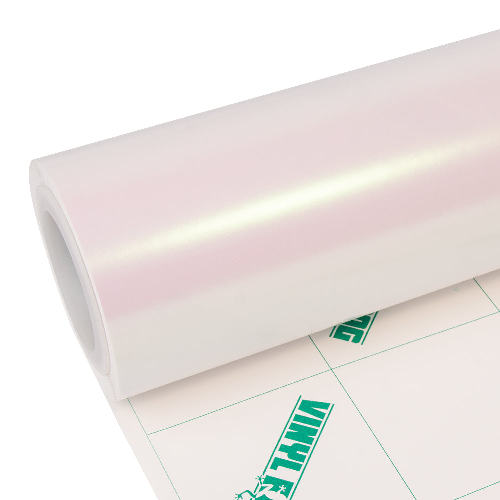 Glitzer Metallic Matt aurora weiß Vinylfolie