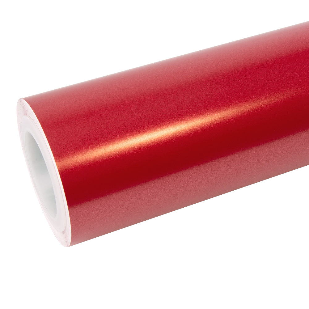 Matte metallische Perlmutt-Rot Autofolie
