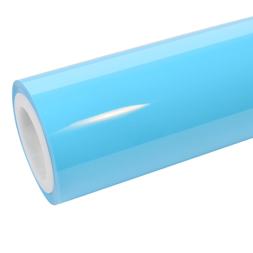 Hochglanz Himmel Blau Vinylfolie