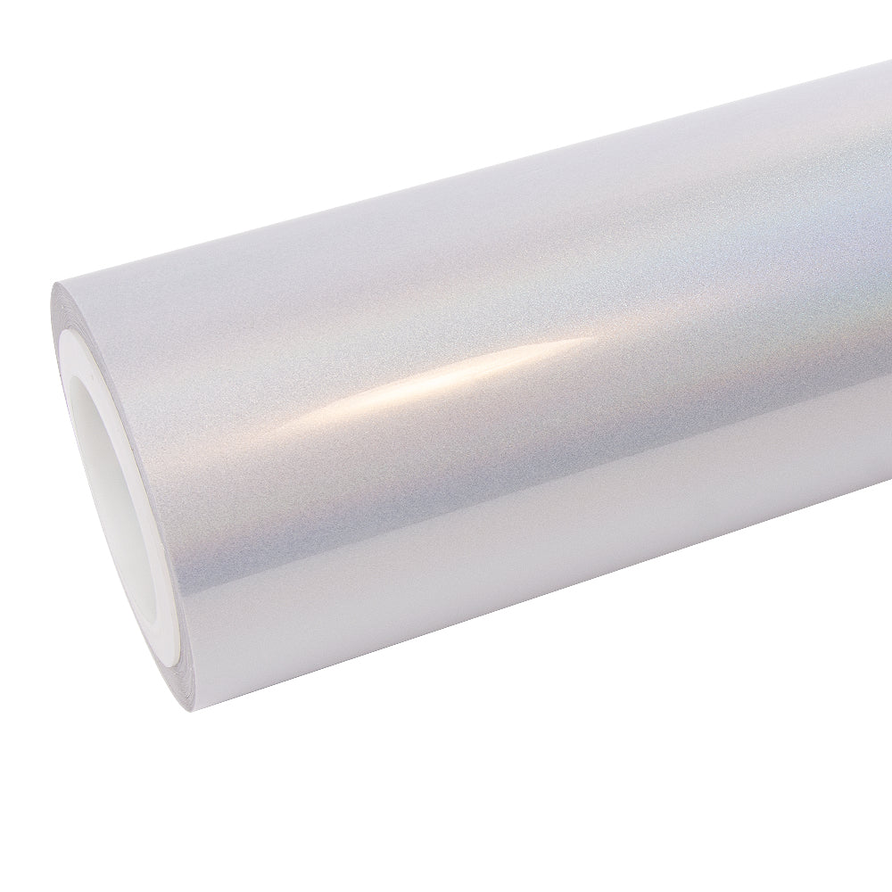 Regenbogen-Metallic Majestätisch-Weiß Vinylfolie