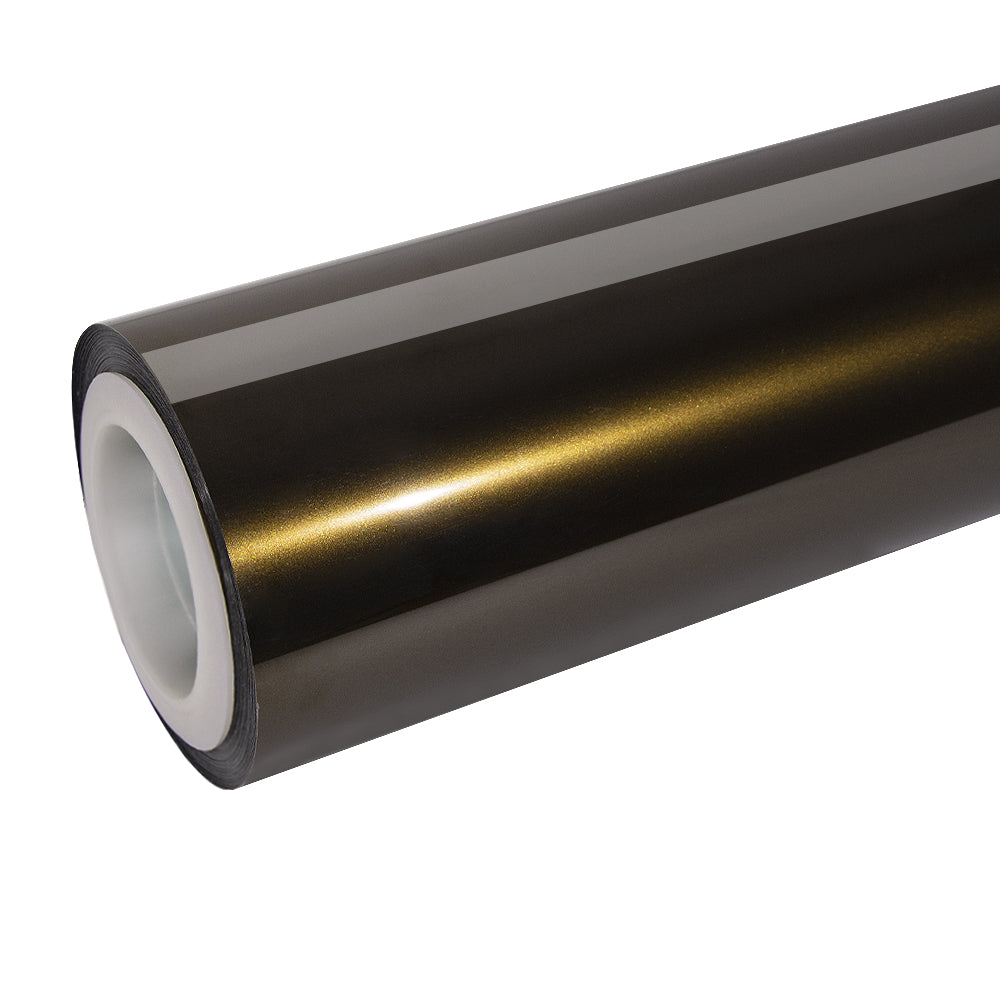 Glänzende Metallische Mitternachtsgold Auto-Folie