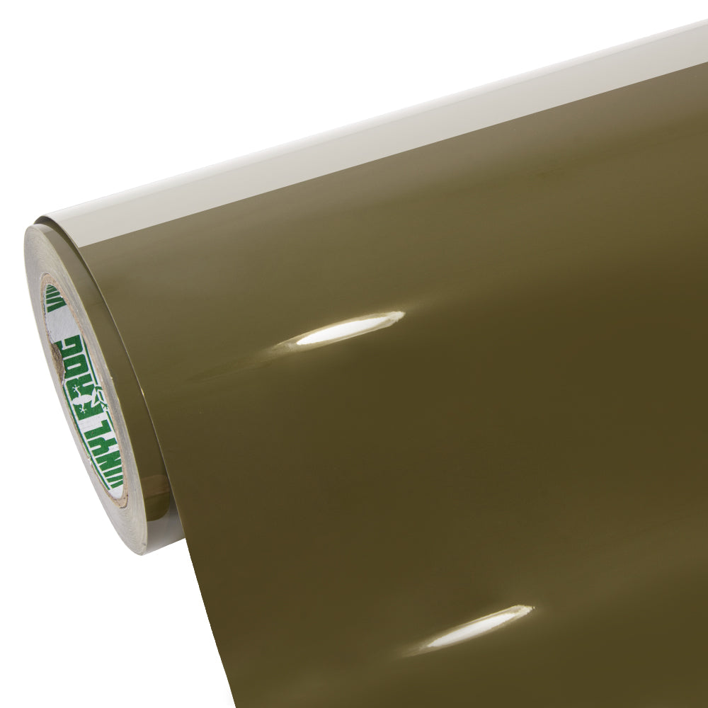 Hochglanz Armee Gruen Vinylfolie