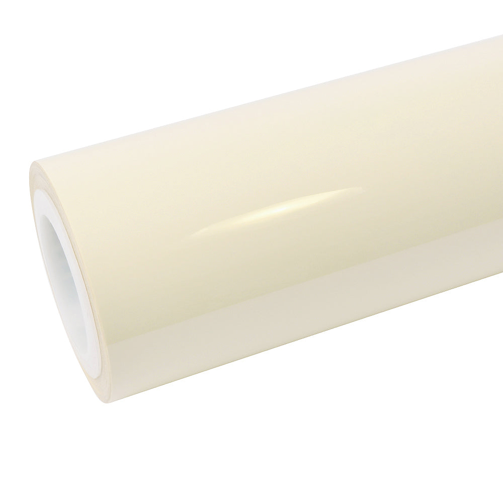 Superglanz Elfenbein Weiss Vinylfolie