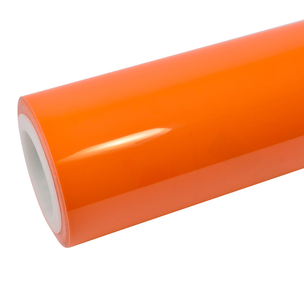 Hochglanz Orange Vinylfolie