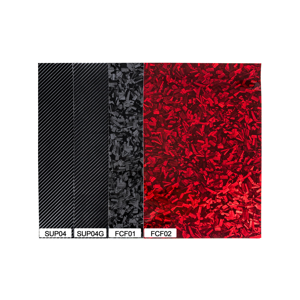 Carbonfaser-Vinyl-Wrap Muster im A4-Format