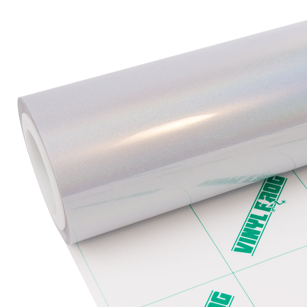 Regenbogen-Metallic Majestätisch-Weiß Vinylfolie