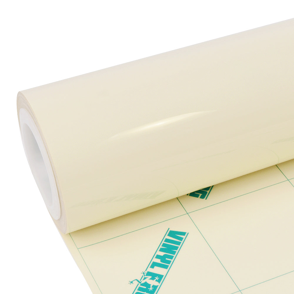 Superglanz Elfenbein Weiss Vinylfolie