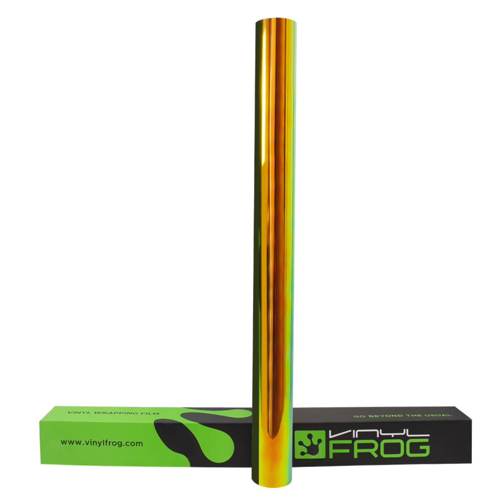 Opal-Chrom Schwarz Vinylfolie (nicht dehnbar)