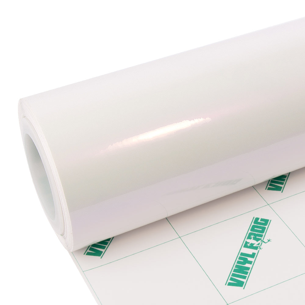 Glanz Weiss Lila Vinylfolie