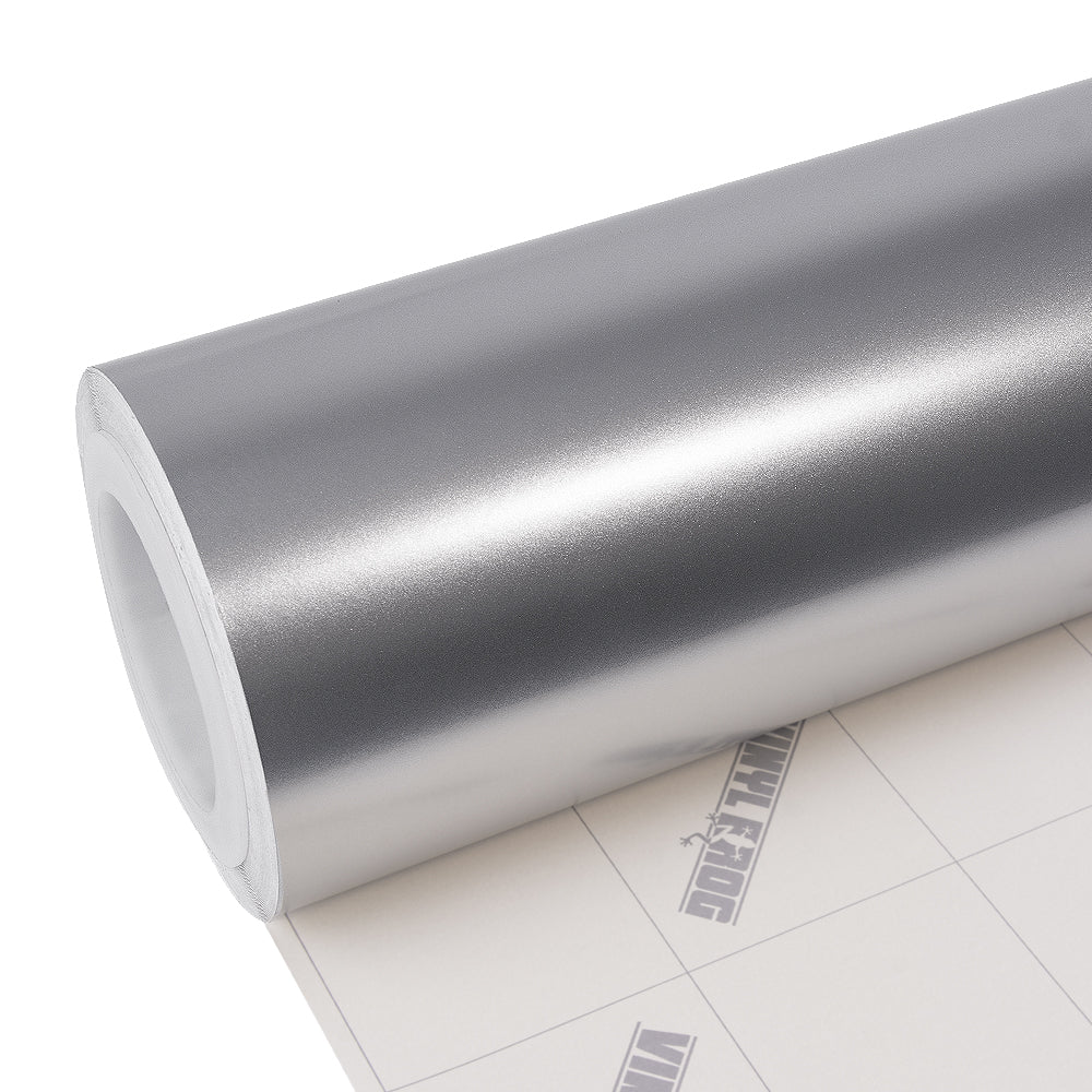 Matt Metallic Metallsilber Vinylfolie