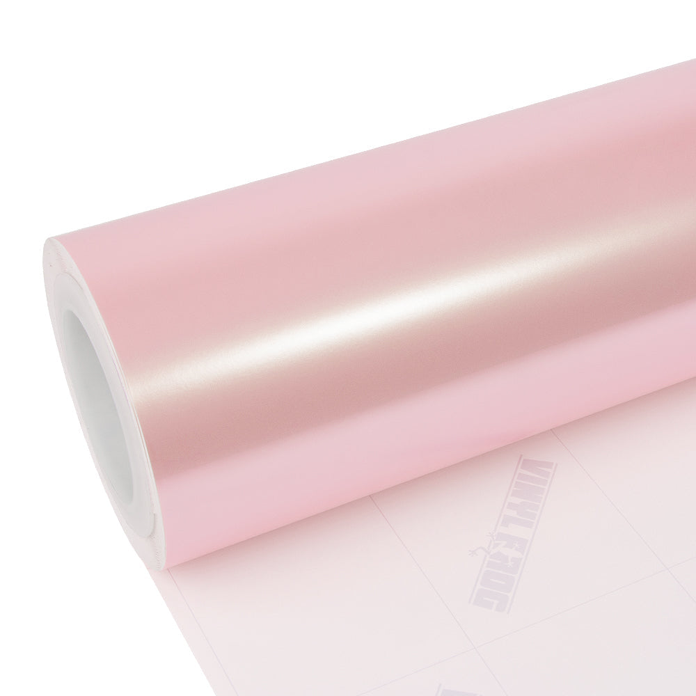 Matte metallische Perlmutt-Babyrosa Autofolie