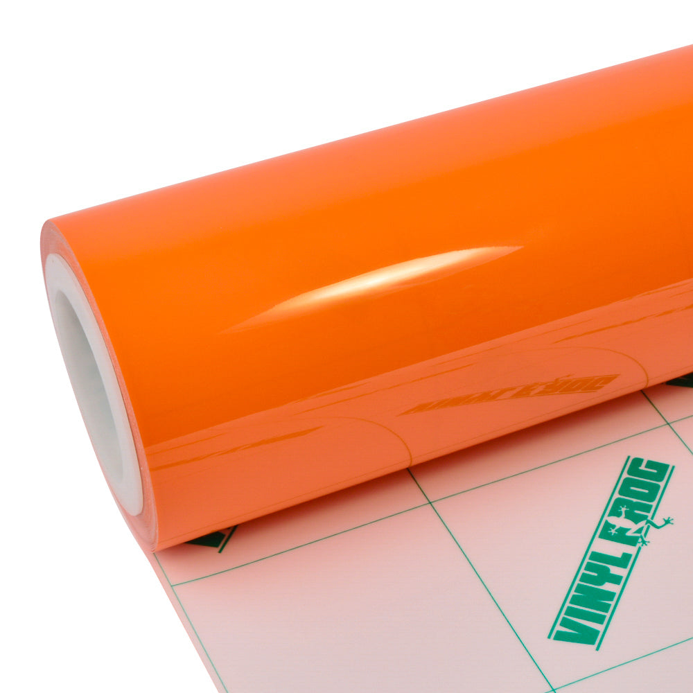 Hochglanz Orange Vinylfolie