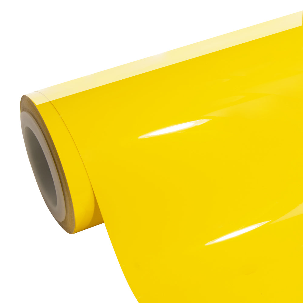 Glanz Renn Gelb Vinylfolie