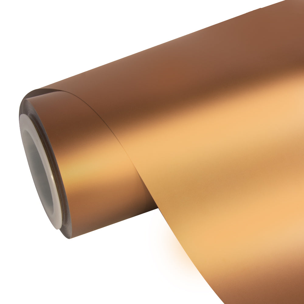 Satin-Chrom Seiden-Kupfer Vinylfolie