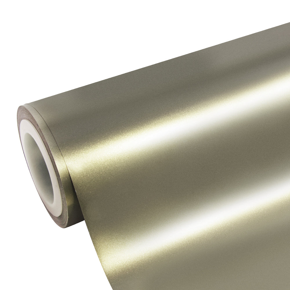 Glänzende metallische Glitzer-Champagner- / Millennium-Jade-Autofolie