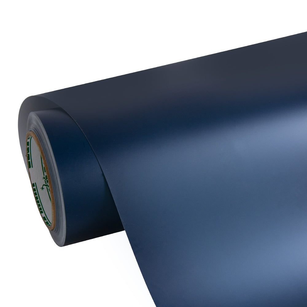 Satin-Chrom Seiden-Preußischblau Vinylfolie