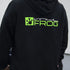 Vinylfrog Schwarzer Hoodie mit langen Ärmeln